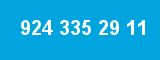 924 335 29 11 924 335 29 11